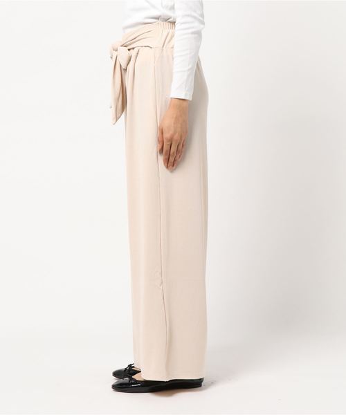 fifth（フィフス）の「ウエストマークロングワイドパンツ（その他パンツ・レディース・ベージュ/ブルー・MEDIUM）」の12枚目の写真