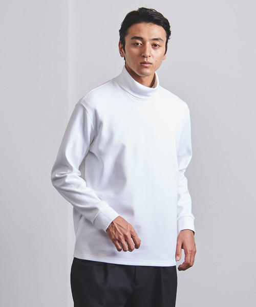 EN ROUTE（アンルート）の「＜EN ROUTE（アンルート）＞コットンミラノリブ タートル T（Tシャツ/カットソー・メンズ・ブラック/ホワイト・2/1/3）」の7枚目の写真