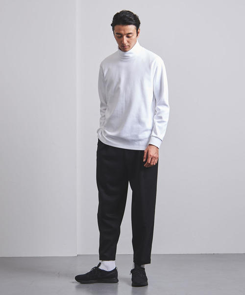 EN ROUTE（アンルート）の「＜EN ROUTE（アンルート）＞コットンミラノリブ タートル T（Tシャツ/カットソー・メンズ・ブラック/ホワイト・2/1/3）」の8枚目の写真