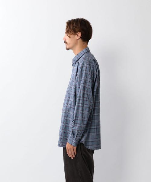 Steven Alan（スティーブンアラン）の「＜INDIVIDUALIZED SHIRTS × Steven Alan＞ Gravina CHECK SHIRT/シャツ（シャツ/ブラウス・メンズ・ライトブルー・MEDIUM/LARGE）」の4枚目の写真