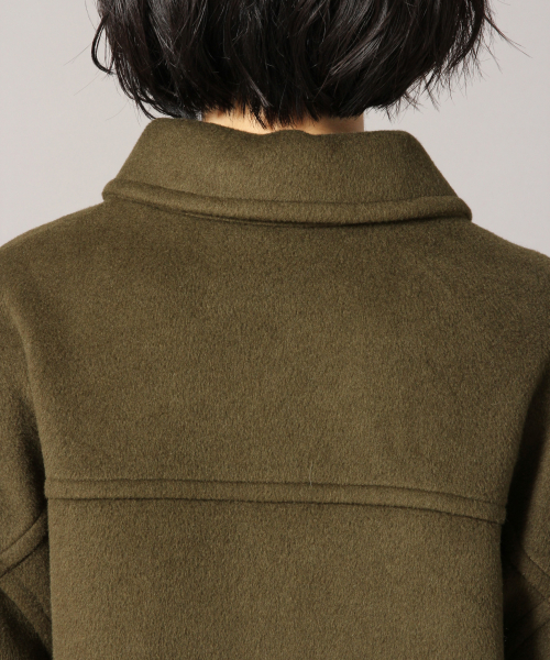 LOWRYS FARM（ローリーズファーム）の「メリノロングＣＰＯ　847132（その他アウター・レディース・ベージュ/カーキ/チェック・FREE）」の14枚目の写真