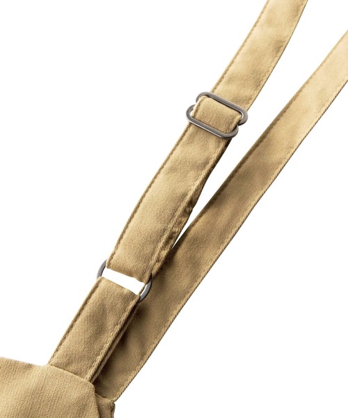 GeeRA（ジーラ）の「サロペットワイドパンツ（サロペット/オーバーオール・レディース・ベージュ/ブラック/チェック/ブラウン/ブルー系その他/チャコール/カーキ/アイボリー・MEDIUM/LARGE/X-LARGE/XX-LARGE/SMALL）」の17枚目の写真