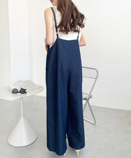 【KLASICA】クラシカ　サスペンダーワイドパンツ　サロペット　オーバーオール KLASICA (クラシカ) BARREL FLN / サスペンダーパンツ