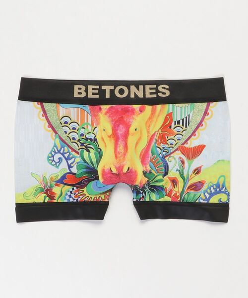 BETONES（ビトーンズ）の「【BETONES/ビトーンズ】「BETONES×Fujiyoshi Brother’s」アンダーウェア MFU004（ボクサーパンツ・メンズ・パープル/レッド/イエロー・FREE）」の5枚目の写真