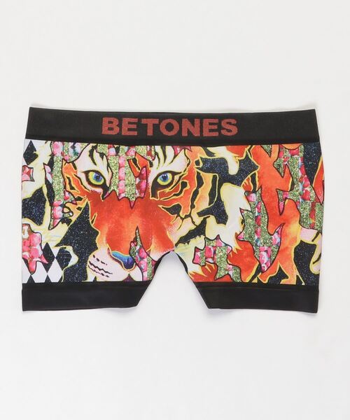 BETONES（ビトーンズ）の「【BETONES/ビトーンズ】「BETONES×Fujiyoshi Brother’s」アンダーウェア MFU004（ボクサーパンツ・メンズ・パープル/レッド/イエロー・FREE）」の4枚目の写真