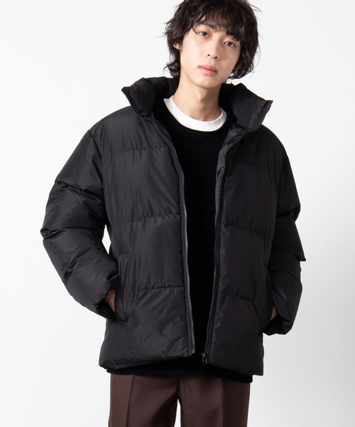 WEGO（ウィゴー）の「WEGO/カラーパフィブルゾン（ダウンジャケット/コート・メンズ・オレンジ/ホワイト/ブラック/ベージュ/レッド/ターコイズブルー/パープル・MEDIUM/LARGE）」の3枚目の写真