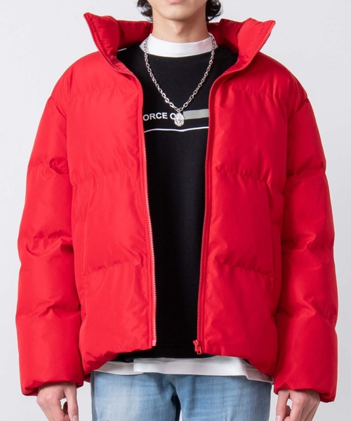 WEGO（ウィゴー）の「WEGO/カラーパフィブルゾン（ダウンジャケット/コート・メンズ・オレンジ/ホワイト/ブラック/ベージュ/レッド/ターコイズブルー/パープル・MEDIUM/LARGE）」の14枚目の写真