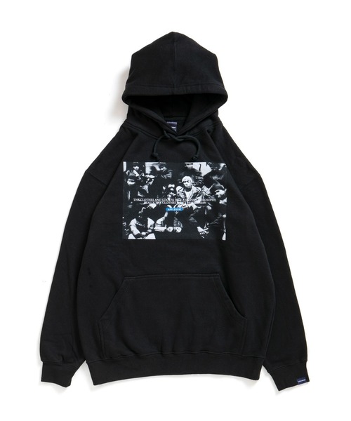 APPLEBUM(アップルバム)の「”Philosophy(Harlem)” Sweat Parka(パーカー・メンズ・ブラック・MEDIUM/LARGE/X-LARGE)」の2枚目の写真