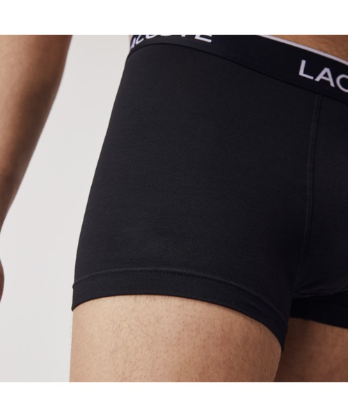 LACOSTE（ラコステ）の「ブランドネームデザイン3パックボクサーパンツ（ボクサーパンツ・メンズ・ブラック/ホワイト×ブラック/ブルー系その他/ブルー/グレー/パープル/ライトブルー/グリーン/スカイブルー/カーキ・S/M/L/XS/XL）」の13枚目の写真