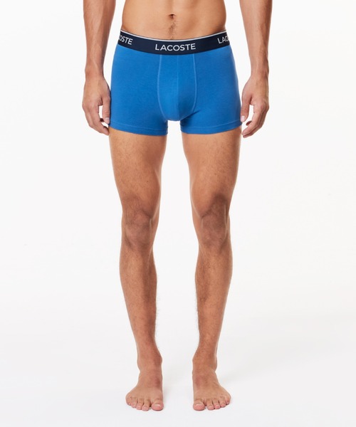 LACOSTE（ラコステ）の「ブランドネームデザイン3パックボクサーパンツ（ボクサーパンツ・メンズ・ブラック/ホワイト×ブラック/ブルー系その他/ブルー/グレー/パープル/ライトブルー/グリーン/スカイブルー/カーキ・S/M/L/XS/XL）」の20枚目の写真