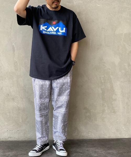 KAVU（カブー）の「[KAVU/カブー] BALLARD LOGO Tシャツ（Tシャツ/カットソー・レディース・ホワイト/ブラック/ネイビー・M/L/XL）」の11枚目の写真
