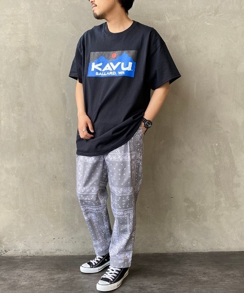 KAVU（カブー）の「[KAVU/カブー] BALLARD LOGO Tシャツ（Tシャツ/カットソー・レディース・ホワイト/ブラック/ネイビー・M/L/XL）」の12枚目の写真