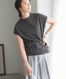 ADAM ET ROPE' | コットンクルーネックフレンチTee(Tシャツ/カットソー)