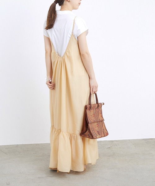 ADAM ET ROPE'（アダムエロペ）の「コットンクルーネックフレンチTee（Tシャツ/カットソー・レディース・ホワイト/チャコールグレー/ベージュ系その他・FREE）」の12枚目の写真