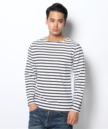 EDIFICE | リバースウィーブボーダーB/N L/S(Tシャツ/カットソー)