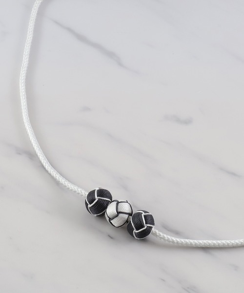 ゆかた館グレース(ユカタカングレース)の「帯飾り 三ツ玉(和装小物・レディース・ブラック/パープル/ブラウン/レッド/イエロー/ブルー/グリーン/マスタード/ブラック系・FREE)」の10枚目の写真