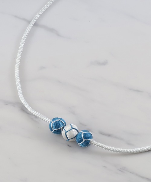 ゆかた館グレース(ユカタカングレース)の「帯飾り 三ツ玉(和装小物・レディース・ブラック/パープル/ブラウン/レッド/イエロー/ブルー/グリーン/マスタード/ブラック系・FREE)」の13枚目の写真