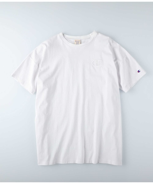 Champion（チャンピオン）の「【Champion】ビッグCチュニック（チュニック・レディース・ホワイト/ブラック/サックスブルー・M/L）」の14枚目の写真