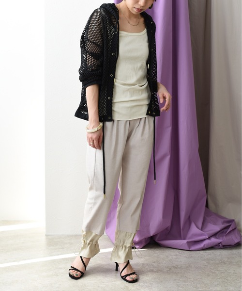 Eimee Law(エイミーロウ)の「テープポイントメッシュパーカー Eimee Law(エイミーロウ)の「テープポイントメッシュパーカー