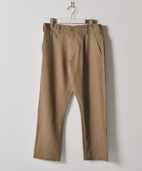 Starting Over（スターティングオーバー）の「ポリトロワイドタックパンツ セットアップ対応（その他パンツ・メンズ・ブラック/ベージュ/グレー/カーキ/ブルー/モカ/ブルー系1/ダークブルー/ホワイト/ブラウン・XL/L/M）」の14枚目の写真