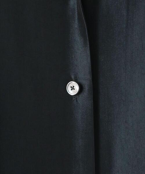 Steven Alan（スティーブンアラン）の「＜Steven Alan＞SHINY OPEN COLLAR SHIRT/シャツ（シャツ/ブラウス・レディース・ブラウン/ダークグリーン・MEDIUM/SMALL）」の13枚目の写真