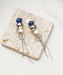 チェーンパールピアス/canble