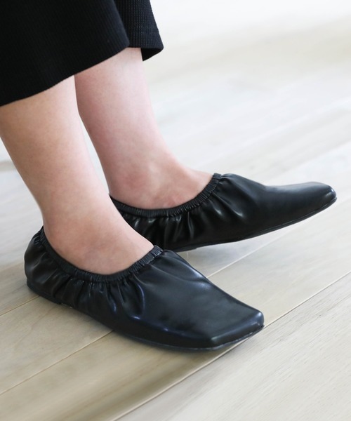 select MOCA(セレクトモカ)の「スクエアトゥパンプス(パンプス・レディース・ブラック/ブラウン/アイボリー・SMALL/MEDIUM/LARGE)」の3枚目の写真