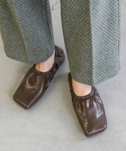 select MOCA(セレクトモカ)の「スクエアトゥパンプス(パンプス・レディース・ブラック/ブラウン/アイボリー・SMALL/MEDIUM/LARGE)」の9枚目の写真