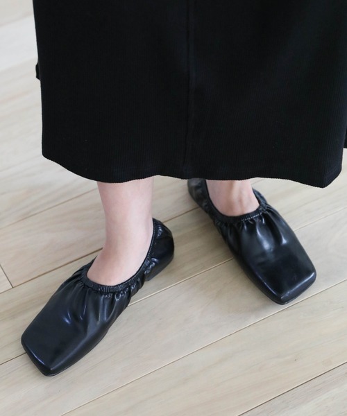select MOCA(セレクトモカ)の「スクエアトゥパンプス(パンプス・レディース・ブラック/ブラウン/アイボリー・SMALL/MEDIUM/LARGE)」の11枚目の写真