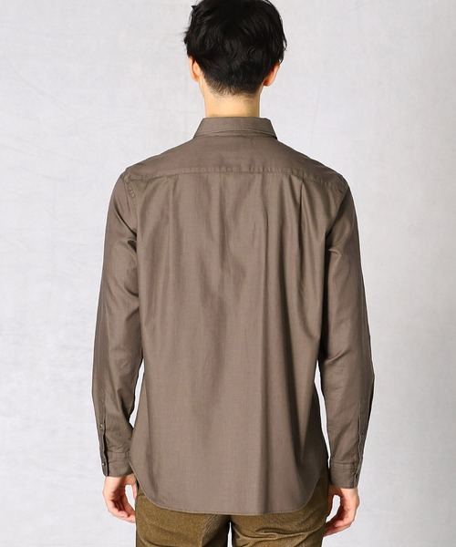 COMME CA MEN（コムサメン）の「シャイニーダンガリーシャツ（シャツ/ブラウス・メンズ・ブラウン/ブラック・SMALL/MEDIUM/LARGE）」の5枚目の写真