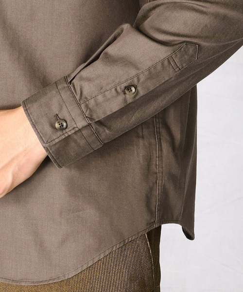 COMME CA MEN（コムサメン）の「シャイニーダンガリーシャツ（シャツ/ブラウス・メンズ・ブラウン/ブラック・SMALL/MEDIUM/LARGE）」の8枚目の写真
