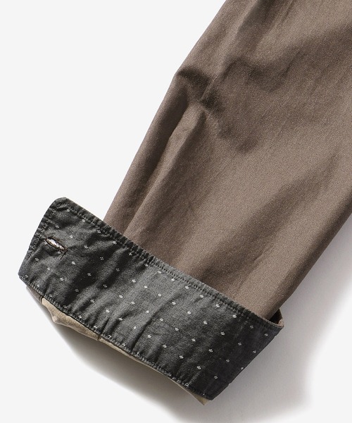 COMME CA MEN（コムサメン）の「シャイニーダンガリーシャツ（シャツ/ブラウス・メンズ・ブラウン/ブラック・SMALL/MEDIUM/LARGE）」の9枚目の写真