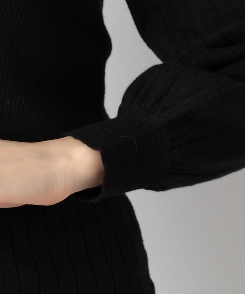 Heather（ヘザー）の「ビスチェＳＥＴリブプルオーバー　918048（ニット/セーター・レディース・ブラック/ブラウン/ピンクベージュ・FREE）」の12枚目の写真