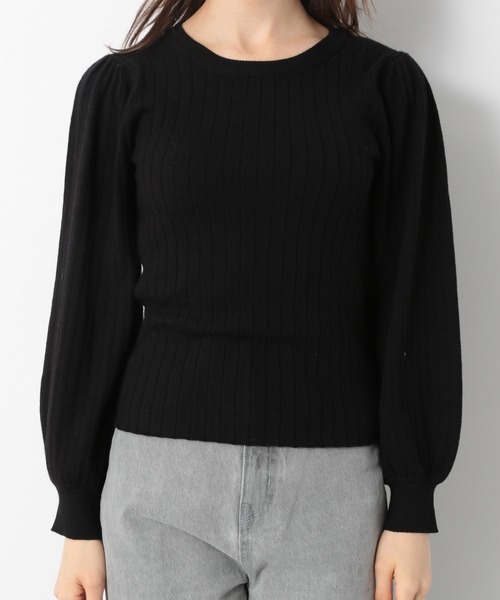 Heather（ヘザー）の「ビスチェＳＥＴリブプルオーバー　918048（ニット/セーター・レディース・ブラック/ブラウン/ピンクベージュ・FREE）」の8枚目の写真