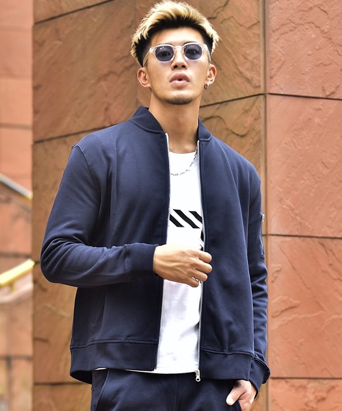 SOMEDIFF】毛玉レスMA-1+ジョガーパンツセットアップ（MA-1