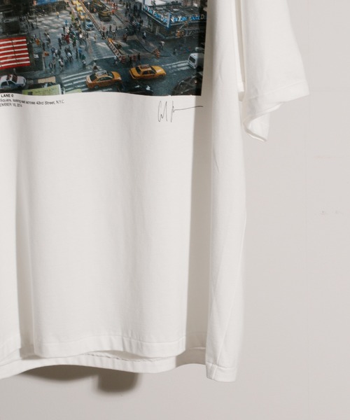 JANESMITH(ジェーンスミス)の「JANESMITH ジェーンスミス / TIMES SQUARE S/S T-SHIRT ショートスリーブTシャツ / 21SCT-#663L-CL(Tシャツ/カットソー・レディース・ホワイト/ブラック・SMALL/MEDIUM/LARGE/X-LARGE)」の4枚目の写真
