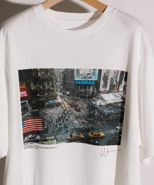 JANESMITH(ジェーンスミス)の「JANESMITH ジェーンスミス / TIMES SQUARE S/S T-SHIRT ショートスリーブTシャツ / 21SCT-#663L-CL(Tシャツ/カットソー・レディース・ホワイト/ブラック・SMALL/MEDIUM/LARGE/X-LARGE)」の5枚目の写真