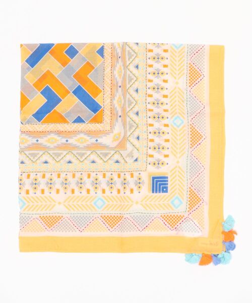 チチカカ（チチカカ）の「キカプリントスカーフ（ストール/ショール・レディース・イエロー/ブラウン・FREE）」の11枚目の写真