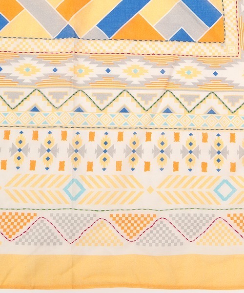 チチカカ（チチカカ）の「キカプリントスカーフ（ストール/ショール・レディース・イエロー/ブラウン・FREE）」の13枚目の写真