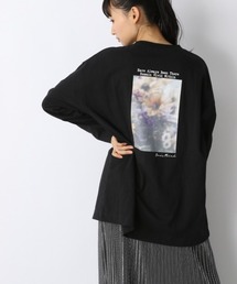 JEANASIS | フラワーフォトバックプリントロンT/933427(Tシャツ/カットソー)