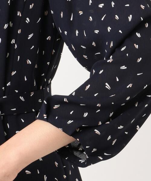 J.PRESS（ジェイプレス）の「【洗える】フェザージオメトリックプリント ワンピース（ドレス・レディース・ネイビー系5/サックスブルー系5・11/9）」の11枚目の写真