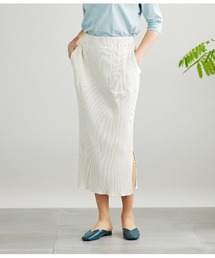 SIPULI | Suvin & Giza Cotton Rib マキシスカート(スカート)