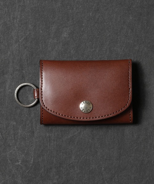SABLE CLUTCH（セーブルクラッチ）の「CARD WITH COIN CASE - 栃木レザー（カード入れ付きコインケース）（コインケース・メンズ・ブラック/ネイビー/ブラウン/ライトブラウン・ONE SIZE）」の19枚目の写真