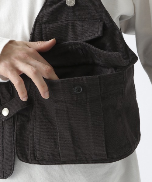 RAGEBLUE（レイジブルー）の「カツラギコットン/ワークベスト/926170（ベスト・メンズ・ブラック/オフホワイト・FREE）」の19枚目の写真