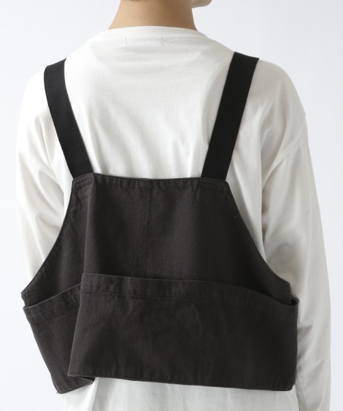 RAGEBLUE（レイジブルー）の「カツラギコットン/ワークベスト/926170（ベスト・メンズ・ブラック/オフホワイト・FREE）」の8枚目の写真