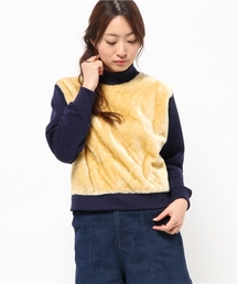 WEGO | WEGO/ファー切替スウェット(スウェット)