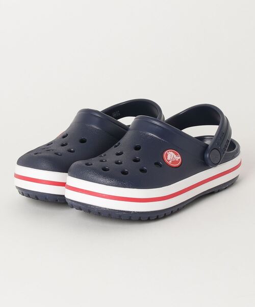 crocs(クロックス)の「CROCS/クロックス CROCBAND クロックバンド キッズ サンダル 204537(サンダル・キッズ・ブラック/スカイブルー系/ネイビー系/ミント/ダークブルー/クリーム・15.5cm/19.5cm/20.0cm/21.0cm/16.5cm/17.5cm/18.5cm/14.0cm)」の6枚目の写真