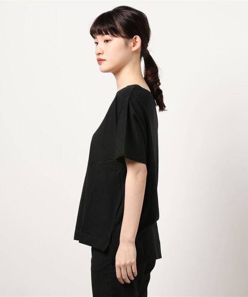 COMME CA ISM（コムサイズム）の「《コットン》 ドルマンスリーブ ロゴプリント Ｔシャツ（Tシャツ/カットソー・レディース・ホワイト/ローズ/カーキ/ブラック・SMALL/MEDIUM/LARGE）」の10枚目の写真