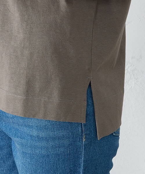 COMME CA ISM（コムサイズム）の「《コットン》 ドルマンスリーブ ロゴプリント Ｔシャツ（Tシャツ/カットソー・レディース・ホワイト/ローズ/カーキ/ブラック・SMALL/MEDIUM/LARGE）」の16枚目の写真