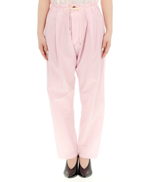 PONTI(ポンティ)の「PONTI シルクコットンガーメントパンツ(その他パンツ・レディース・ライトピンク・1)」の1枚目の写真